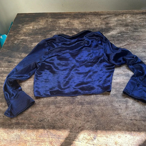 Blue Emory park blouse size large NWT - Picture 3 of 16